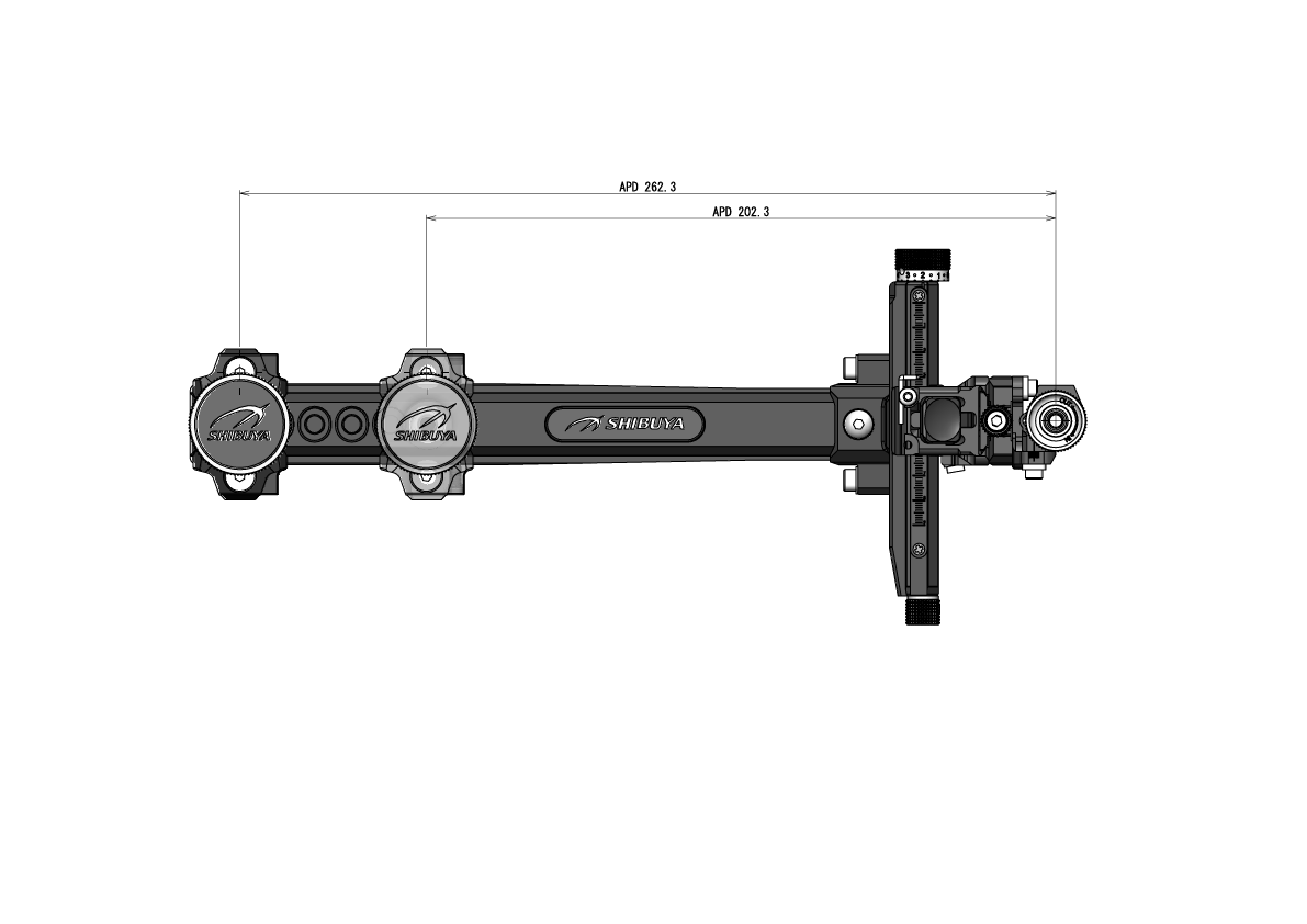 Shibuya Ultima Compound Sight CP PRO G2 400-9