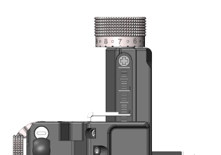 Shibuya Ultima Recurve Sight RC PRO G2 520-9-A Single Mount