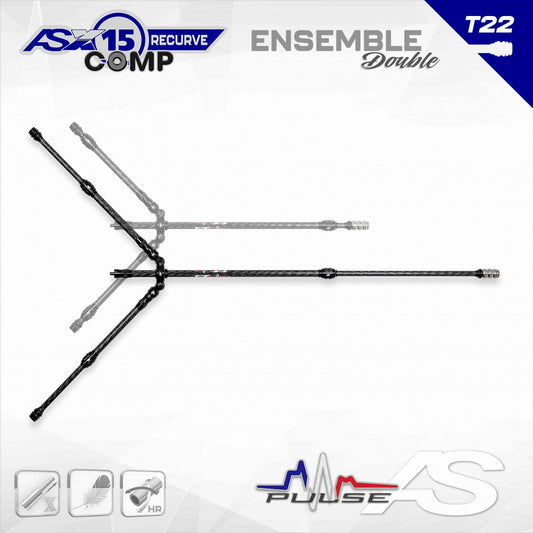 Arc Systeme Pulse AS X15 RECURVE COMP KIT T22 (AIM70 INCLUDED) DOUBLE X80/35cm (31.5/14in)