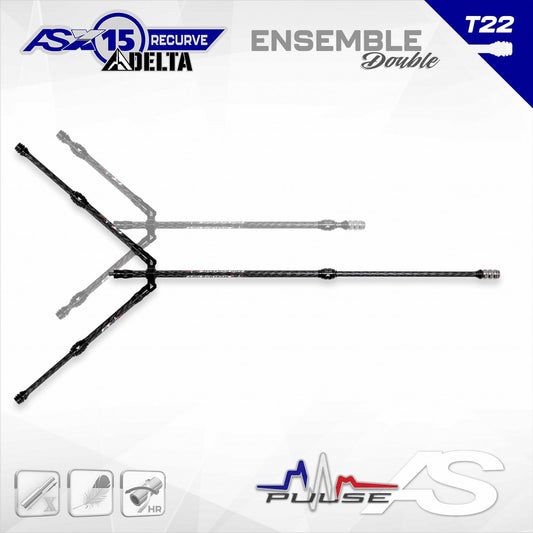 Arc Systeme Pulse AS X15 RECURVE DELTA KIT T22 (AIM70 INCLUDED)  X80/35cm (31.5/14in)