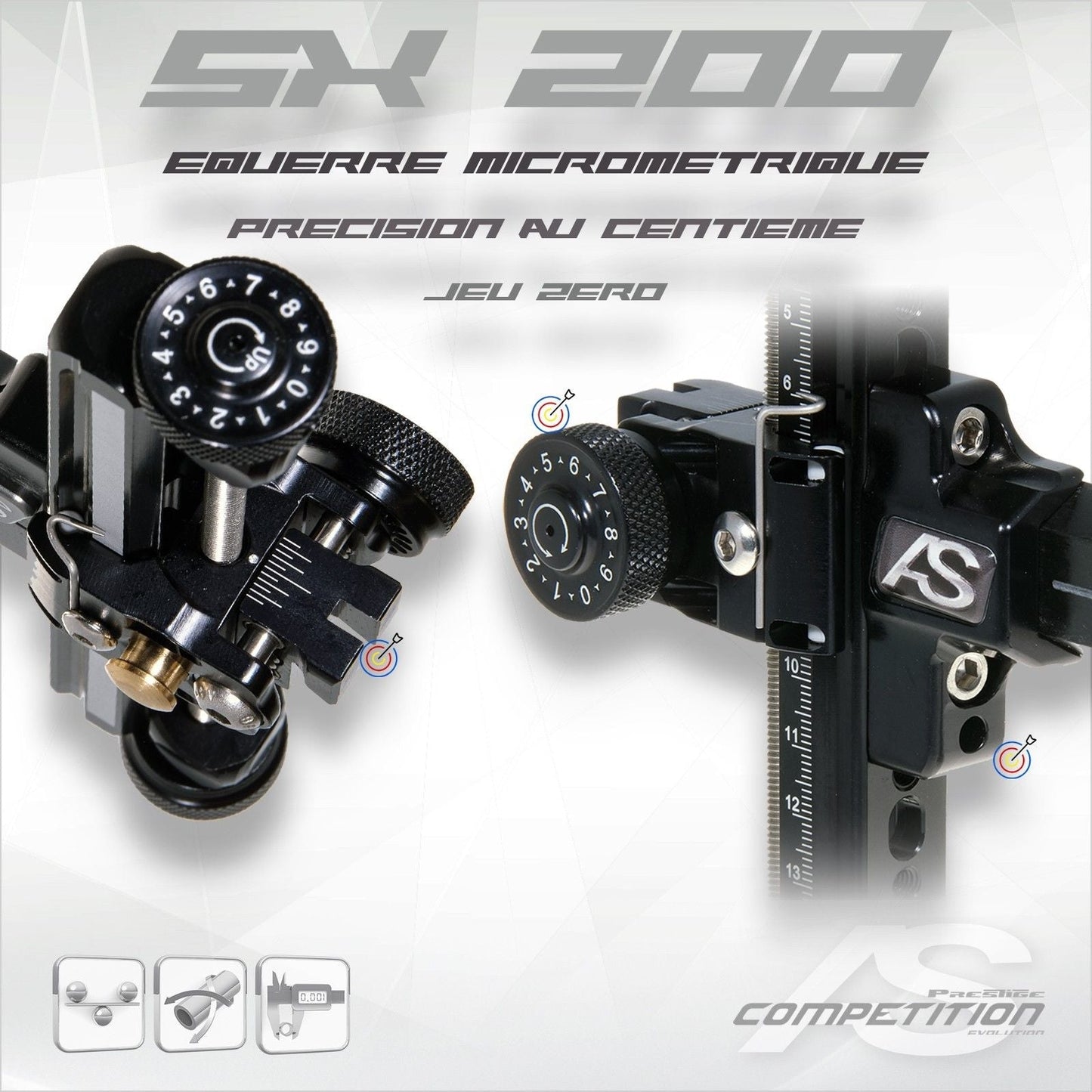 Arc Systeme SX200 SHORT Compound Sight (without scope mount)