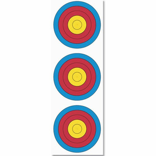 JVD 3x20cm (40cm 3 spot vertical) FITA Target Face RECURVE