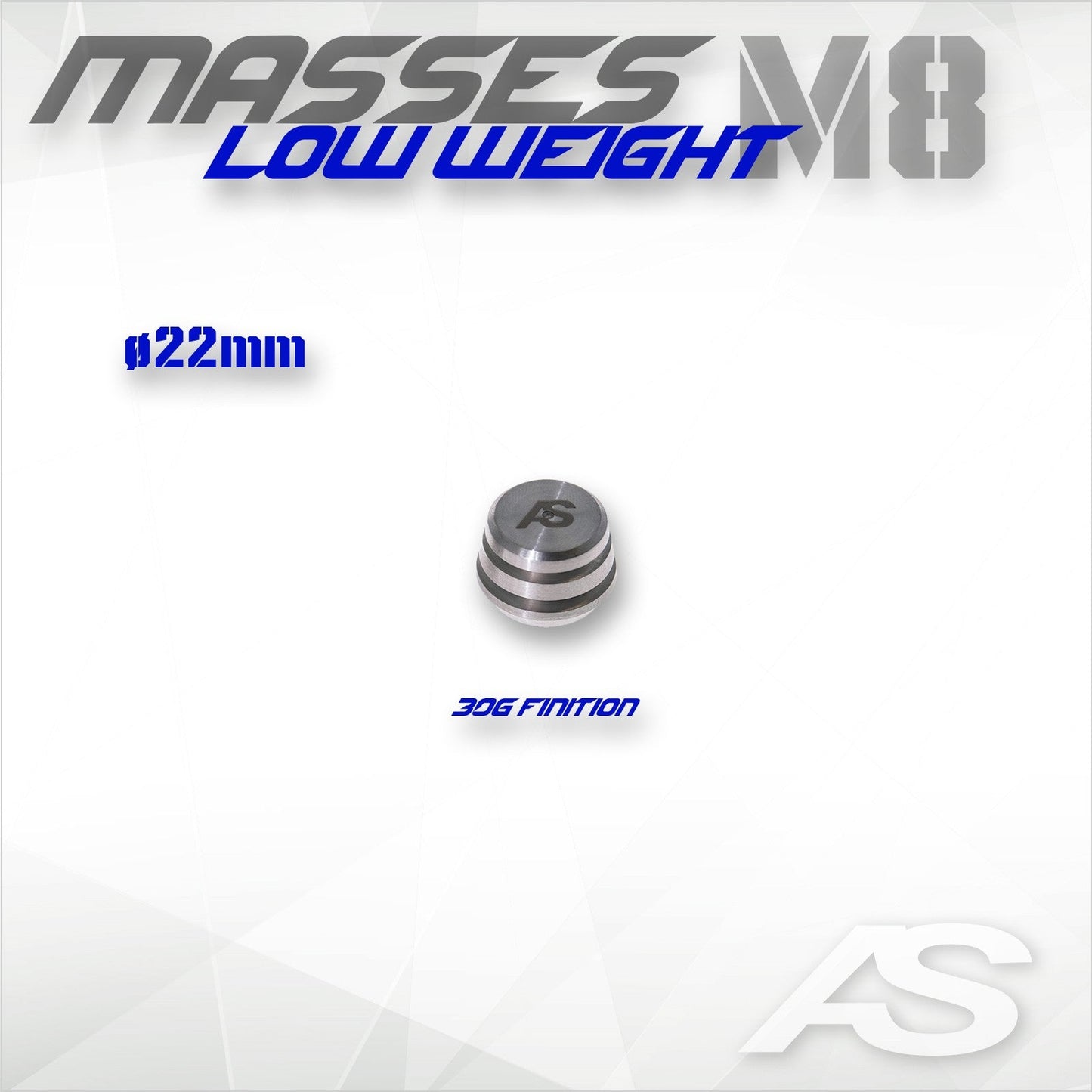 Arc Systeme Pulse WEIGHT LW 22mm FINITION 1AS  30