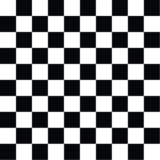 Test checker board image